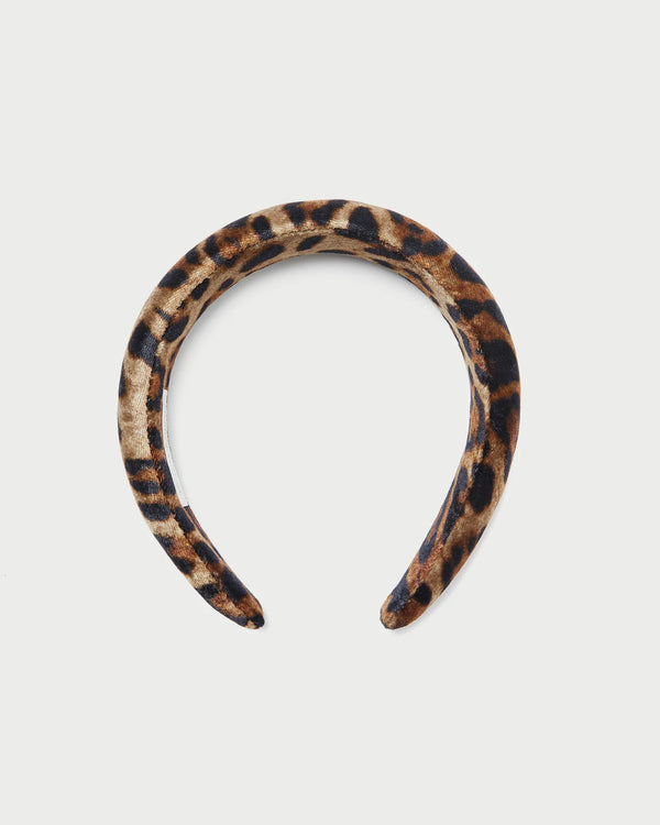Loeffler Randall Bellamy Headband Leopard