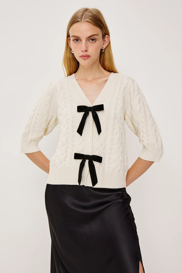 RAILS Clarissa sweater Ivory Cables