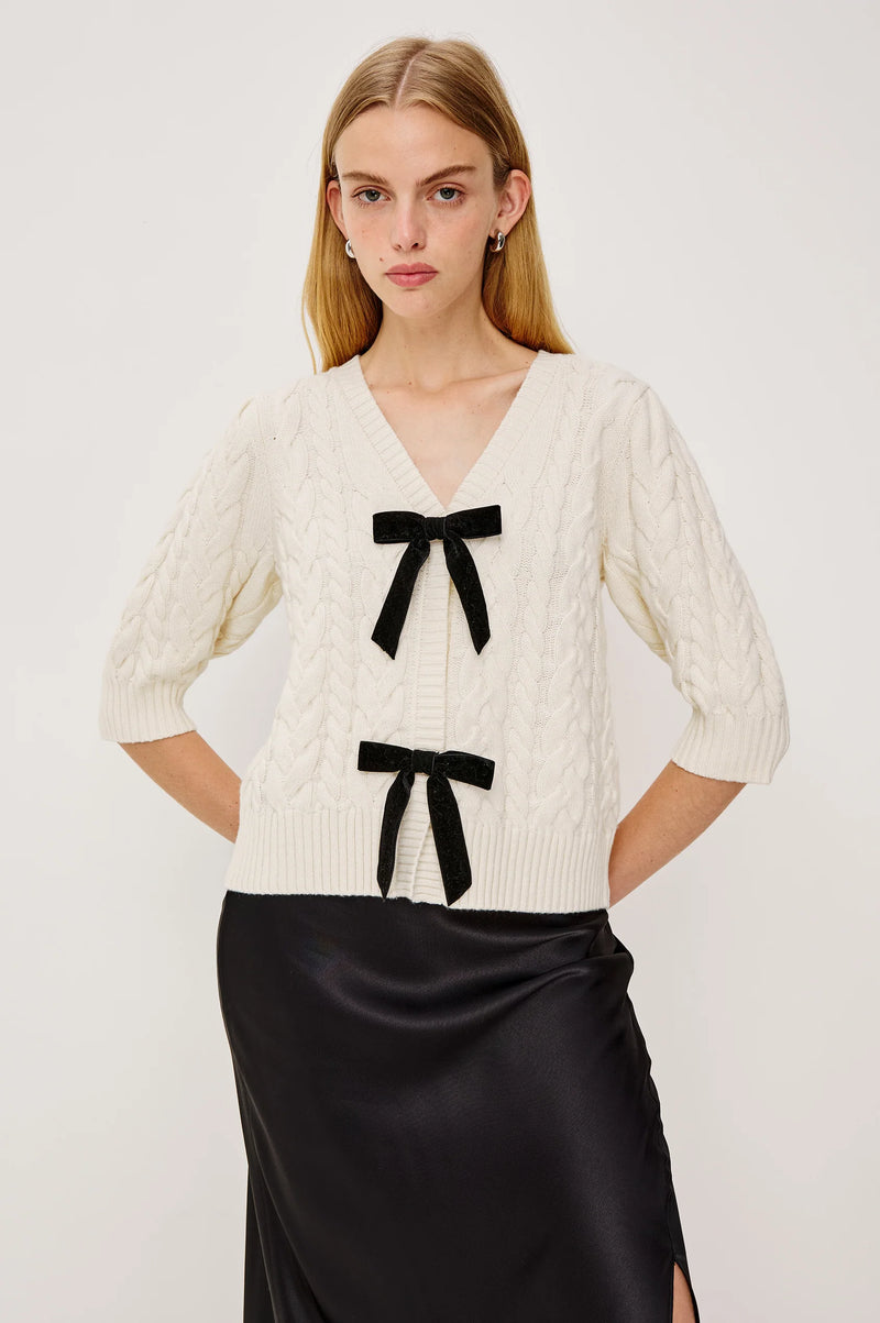 RAILS Clarissa sweater Ivory Cables