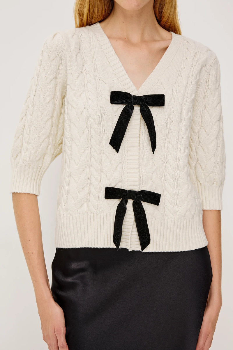 RAILS Clarissa sweater Ivory Cables