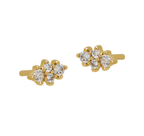 Jurate Dora Simulated Diamond Stud Earrings