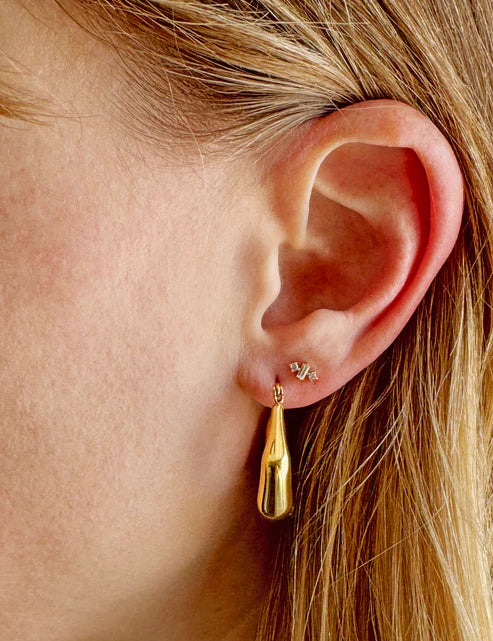 Jurate LA Dory Simulated Diamond Stud Earrings