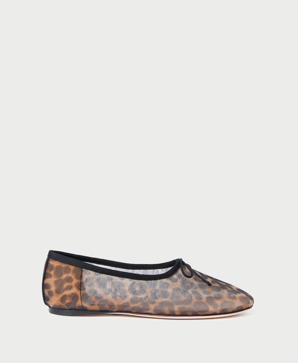 Loeffler Randall Landon Leopard Mesh Ballet Flat