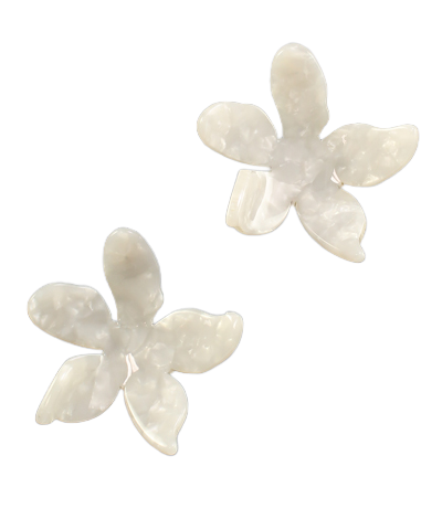 Bishop Boutique Acrylic Flower Earrings