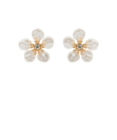 BISHOP BOUTIQUE acrylic flower earrings