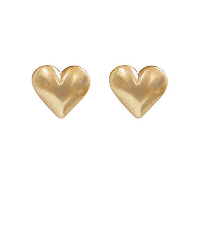 Bishop Boutique Puffy Heart Earrings