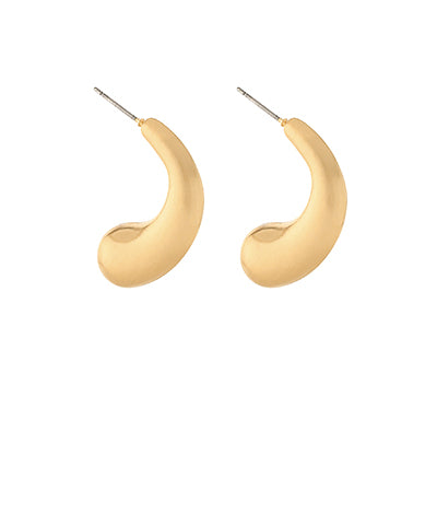Bishop Boutique Teardrop Metal Open Hoops