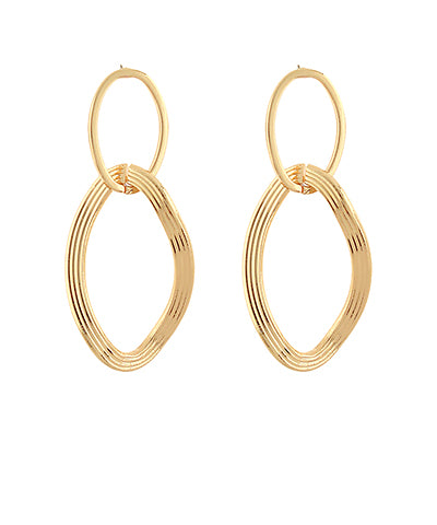 Bishop Boutique Linked Oval Earrings