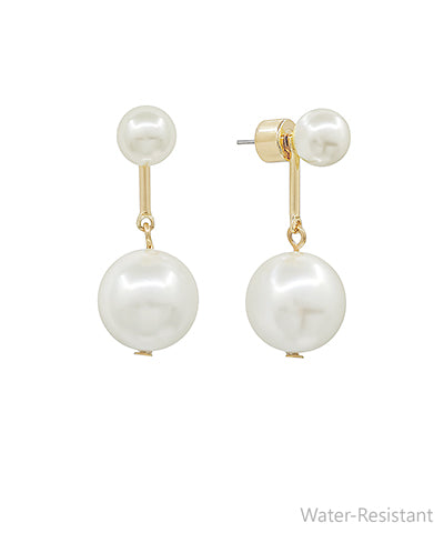 Bishop Boutique 7mm & 15mm Ball Linked Drop Earrings