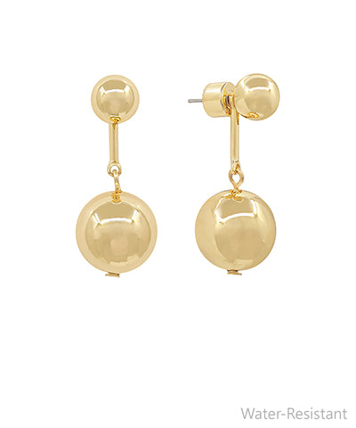 Bishop Boutique 7mm & 15mm Ball Linked Drop Earrings