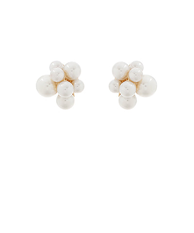 Bishop Boutique Pearl Cluster Earrings