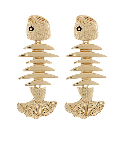 Bishop Boutique Fish Bone Earrings
