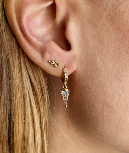Jurate LA Stella Bubble Custer Stud Earrings