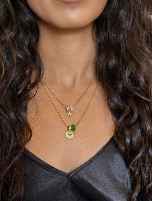 Jurate LA Illuminate Charm Set Necklace