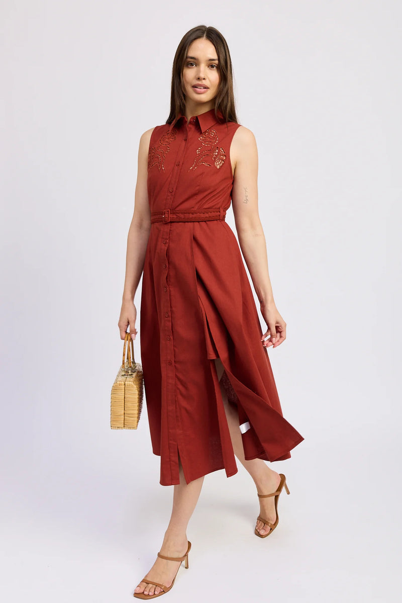 En Saison Megumi Midi Dress