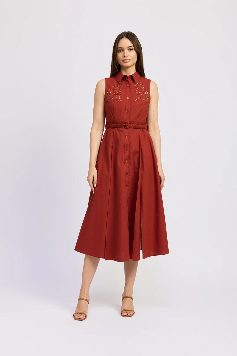 En Saison Megumi Midi Dress