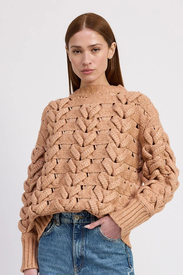 En Saison Elizabeth Cable Sweater