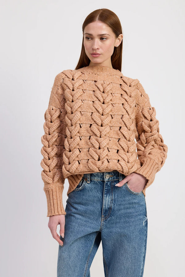En Saison Elizabeth Cable Sweater