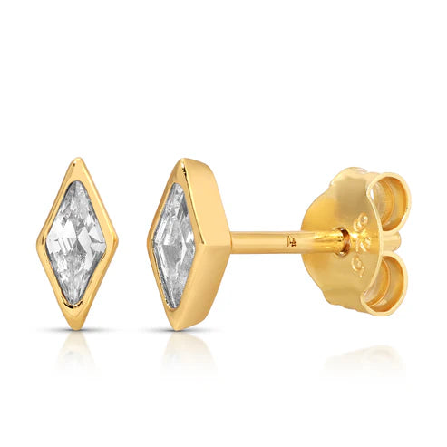 Jurate LA Jurate LA Olivia Green Cluster Stud Earrings