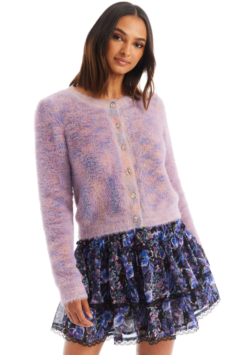 ALLISON NY JEWELED SLOAN CARDIGAN