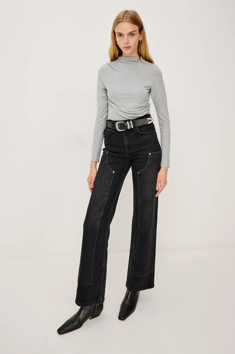 RAILS Joelle top Heather Grey