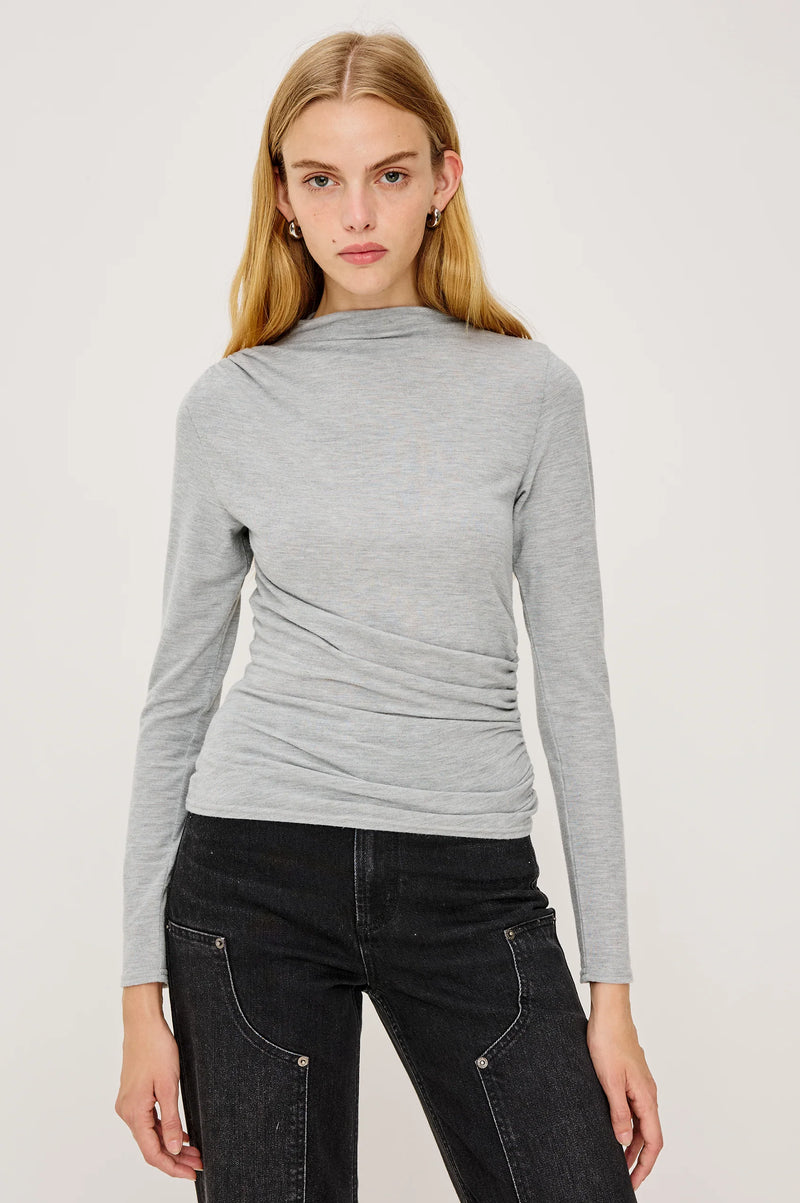 RAILS Joelle top Heather Grey