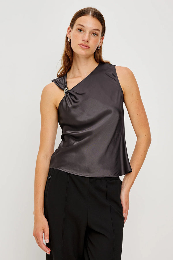 Rails Karley top Gunmetal