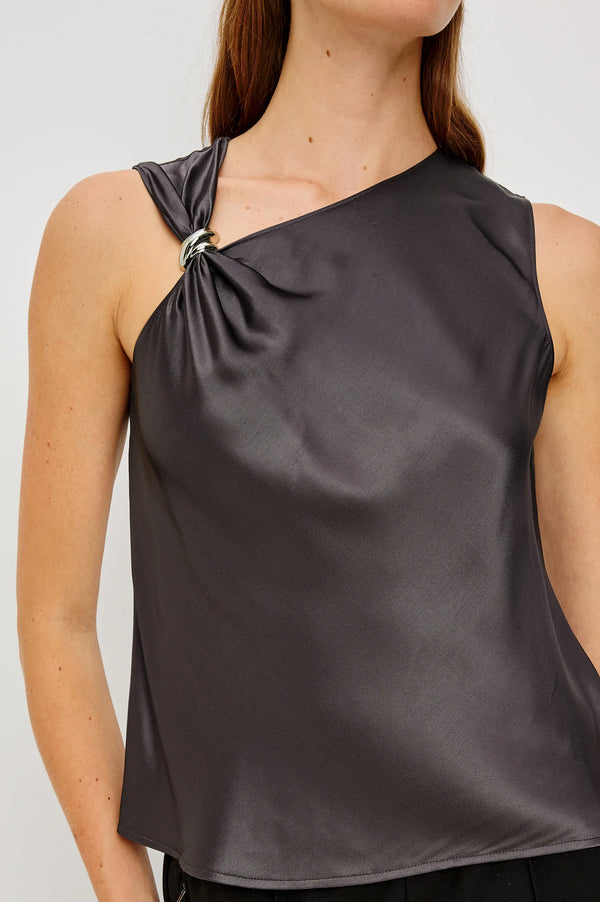 Rails Karley top Gunmetal