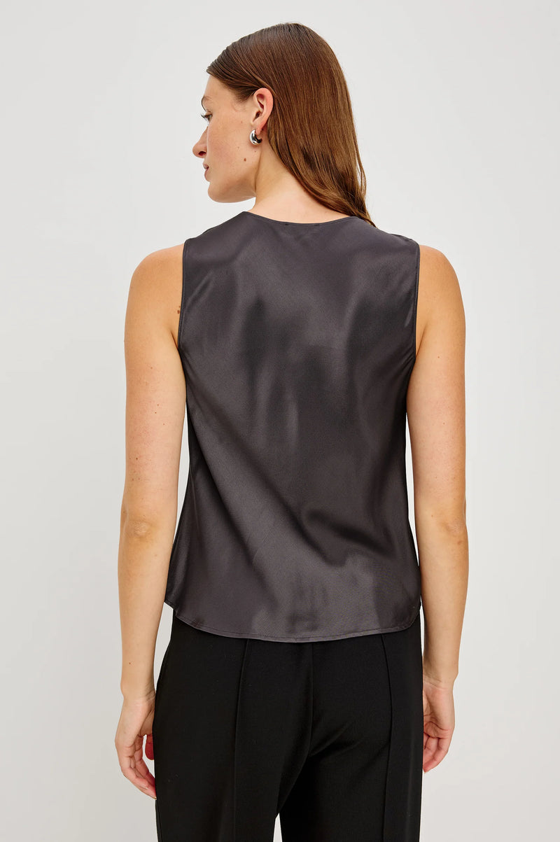 Rails Karley top Gunmetal