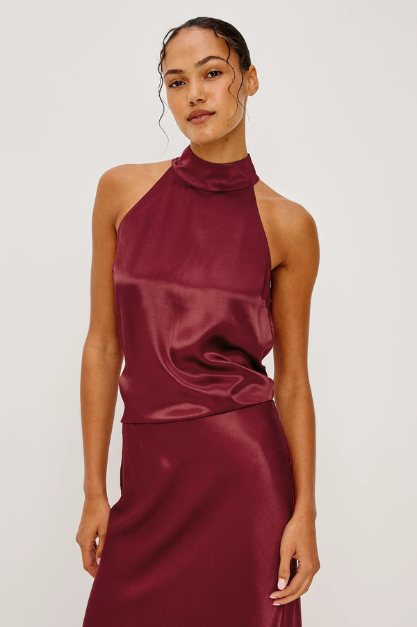 Rails Leah top Garnet