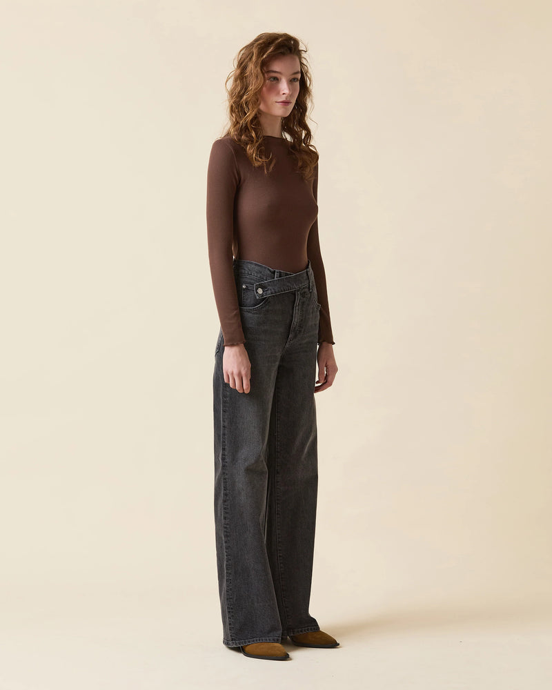 LE JEAN Cinched Waist Slim
