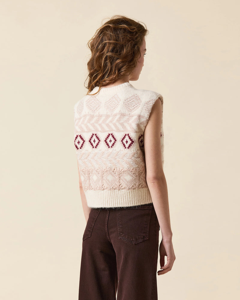 LE JEAN Fair Isle Vest