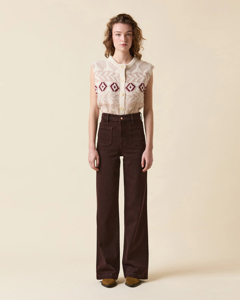 LE JEAN Fair Isle Vest