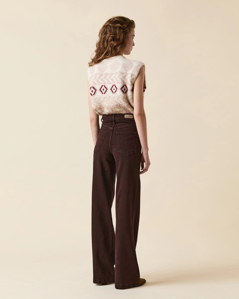 LE JEAN Fair Isle Vest