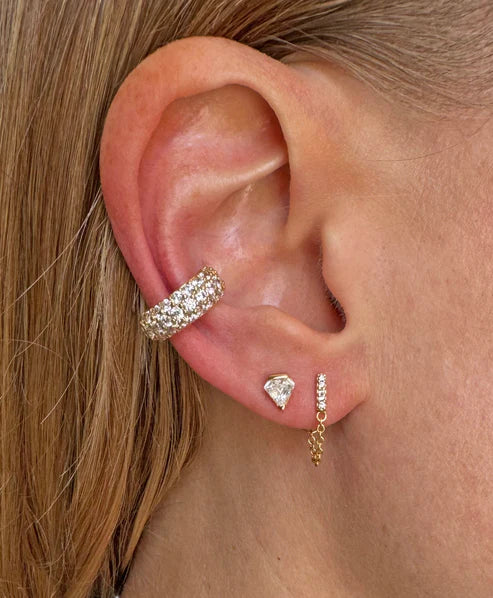Jurate LA Leona Silhouette Cut Stud Earrings