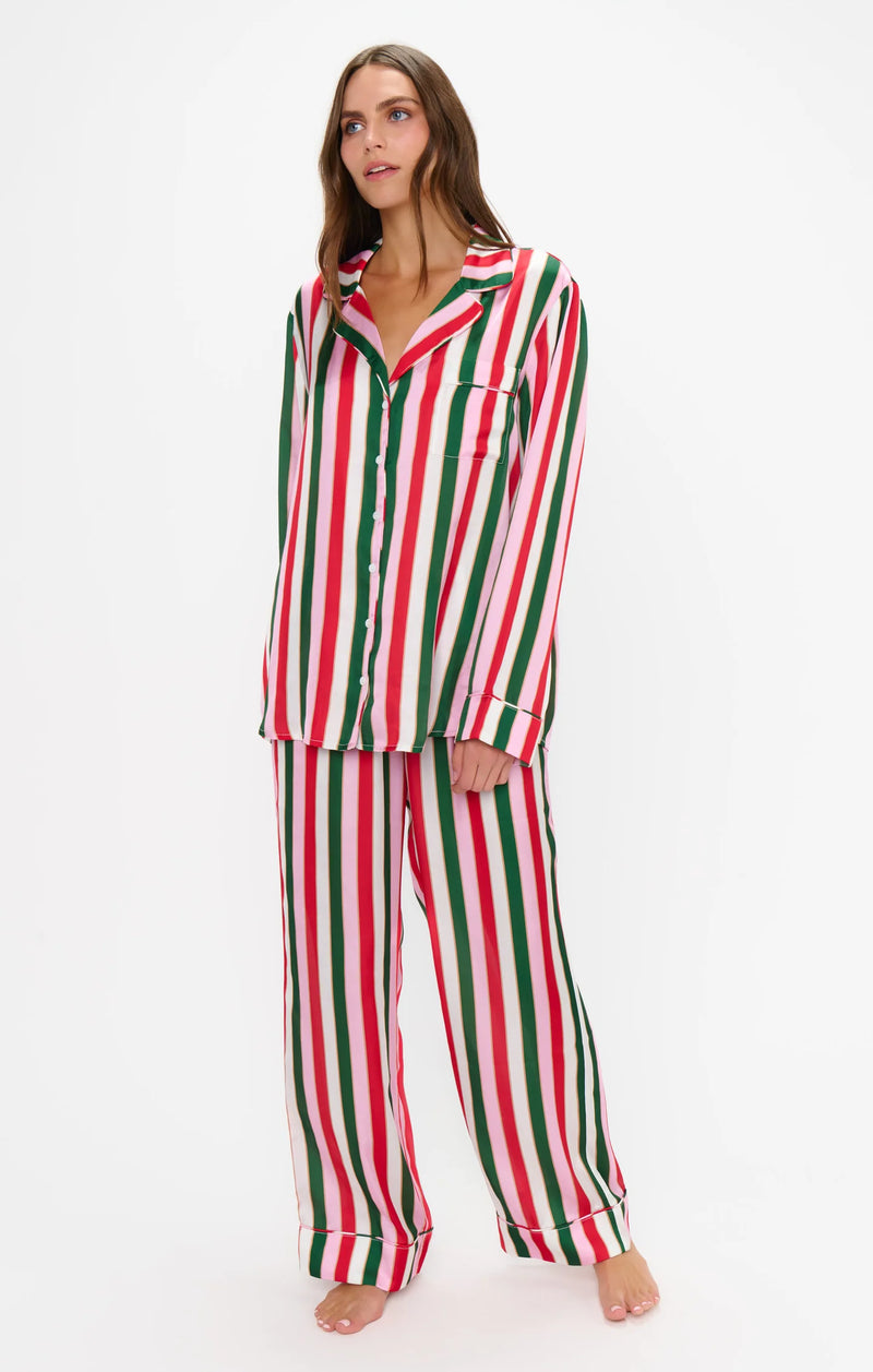 Show Me Your Mumu Classic PJ Set Jolly Stripes Silky