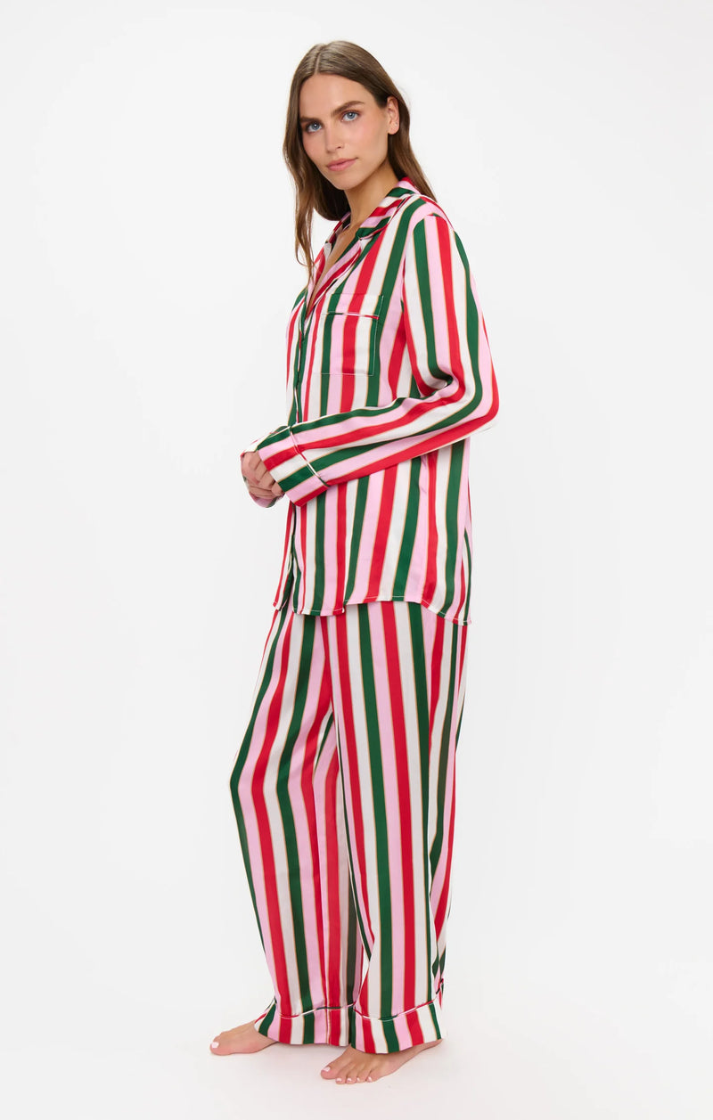 Show Me Your Mumu Classic PJ Set Jolly Stripes Silky