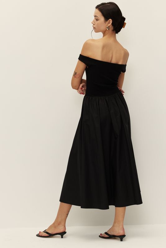 Elodie Vera Off Shoulder Dress