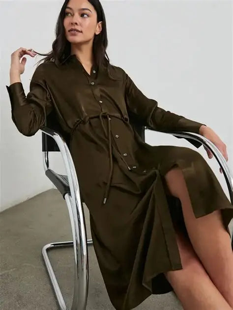 Rails Trunkshow Anina dress dark moss