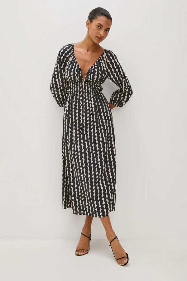 Rails Paio dress Painted Noir