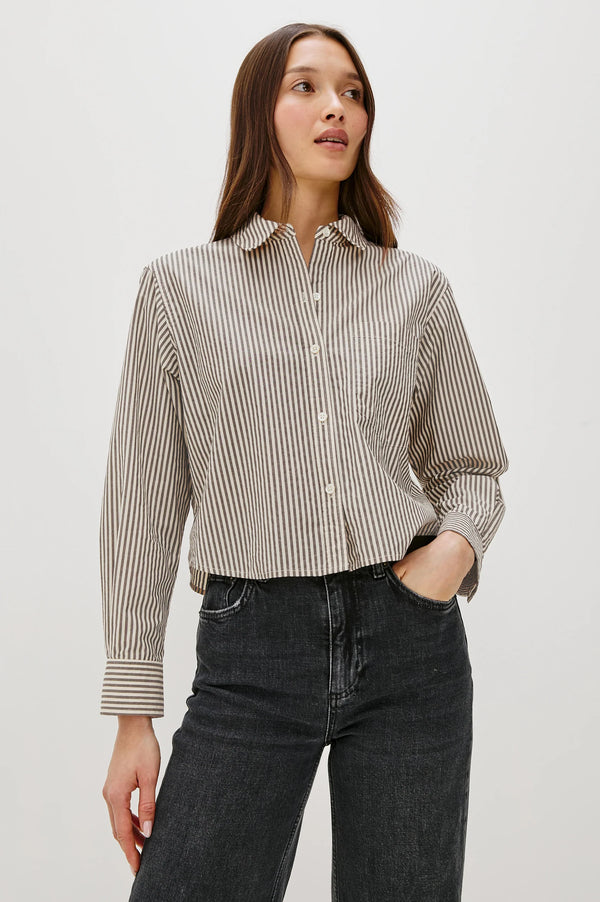 Rails Ramy shirt Noir Stripe