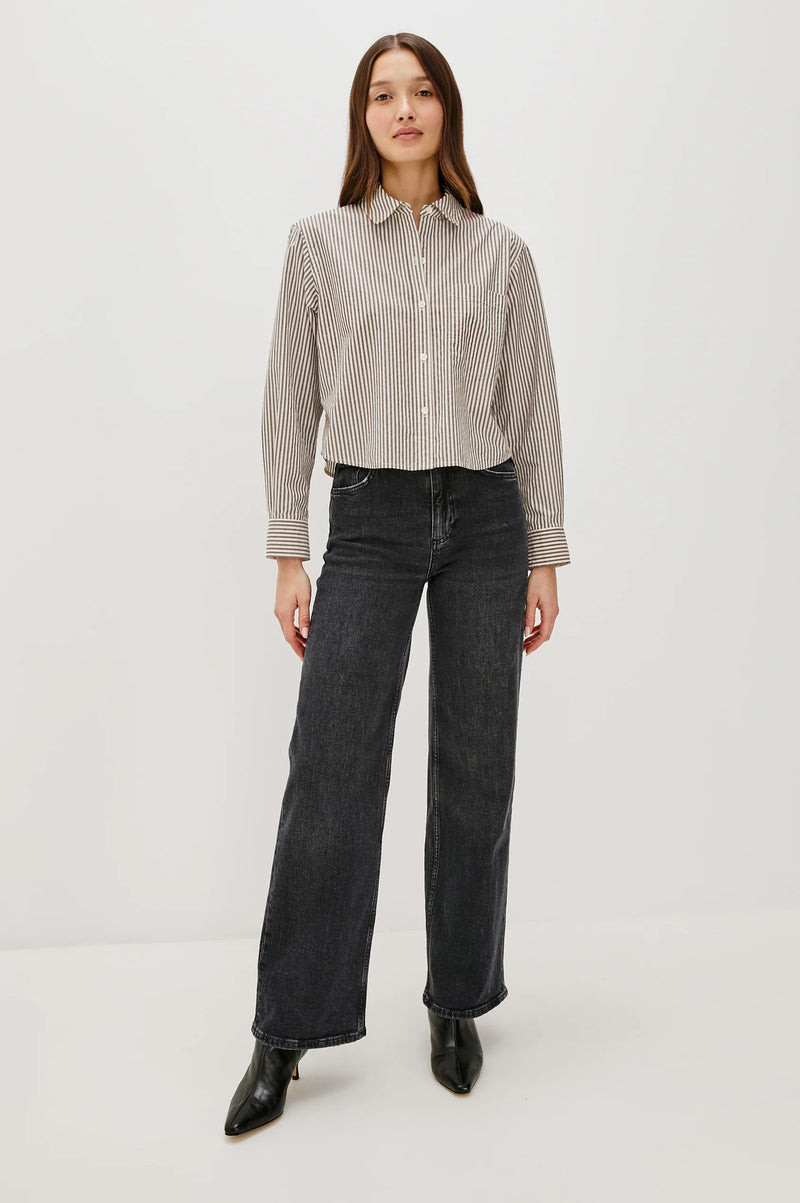 Rails Ramy shirt Noir Stripe