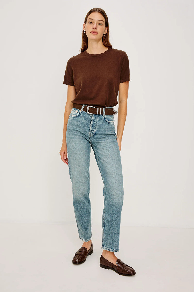Rails Ryder belt Brown Gold