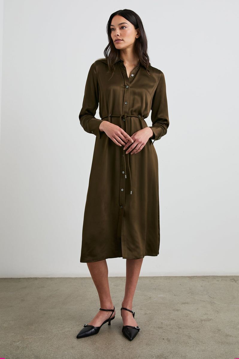 Rails Trunkshow Anina dress dark moss