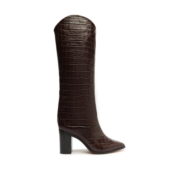 Schutz Maryana Boot Chocolate
