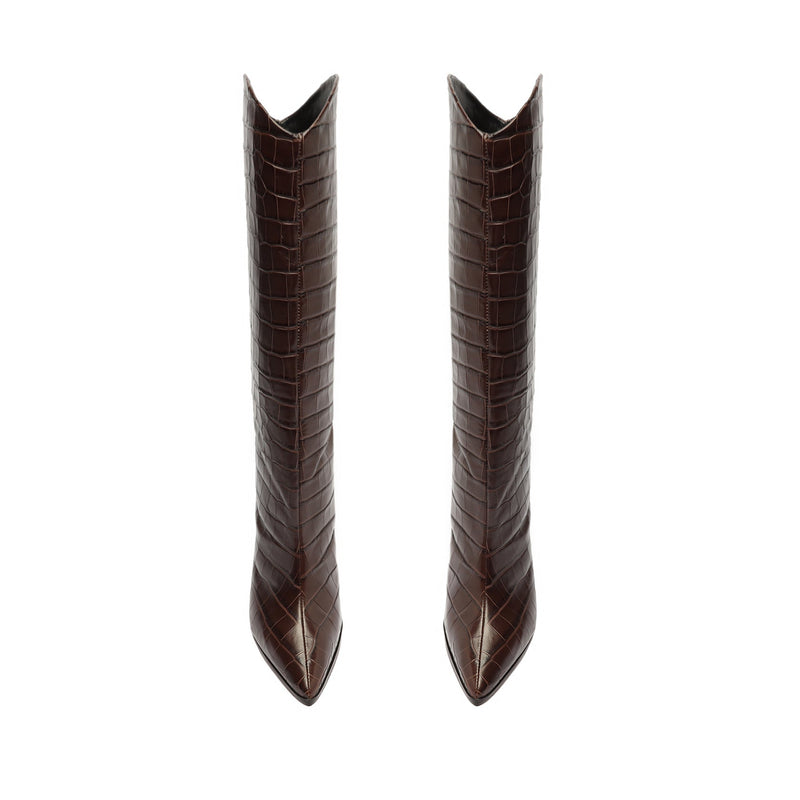 Schutz Maryana Boot Chocolate