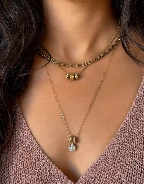 Jurate LA Luster Charm Set Necklace Luster Charm Set Necklace