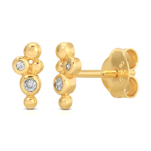 Jurate LA Stella Bubble Custer Stud Earrings