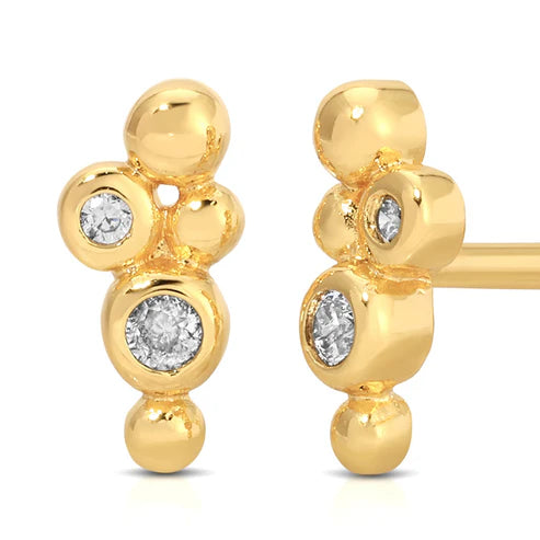 Jurate LA Stella Bubble Custer Stud Earrings