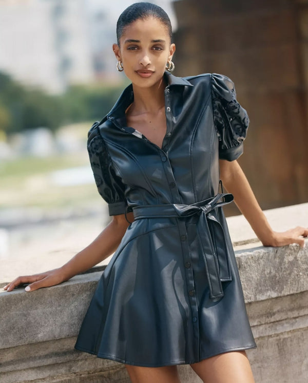 En Saison Nelly Mini Shirt Dress